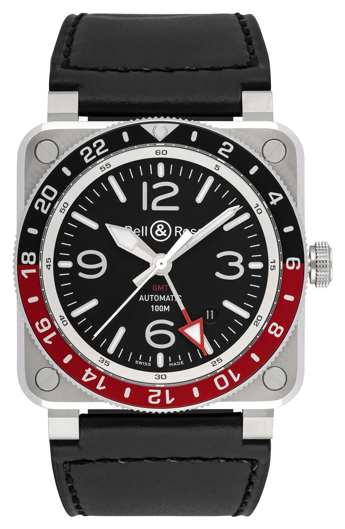 Bell & Ross BR 03-93 GMT, reference BR0393-BL-ST/SCA, photo 1