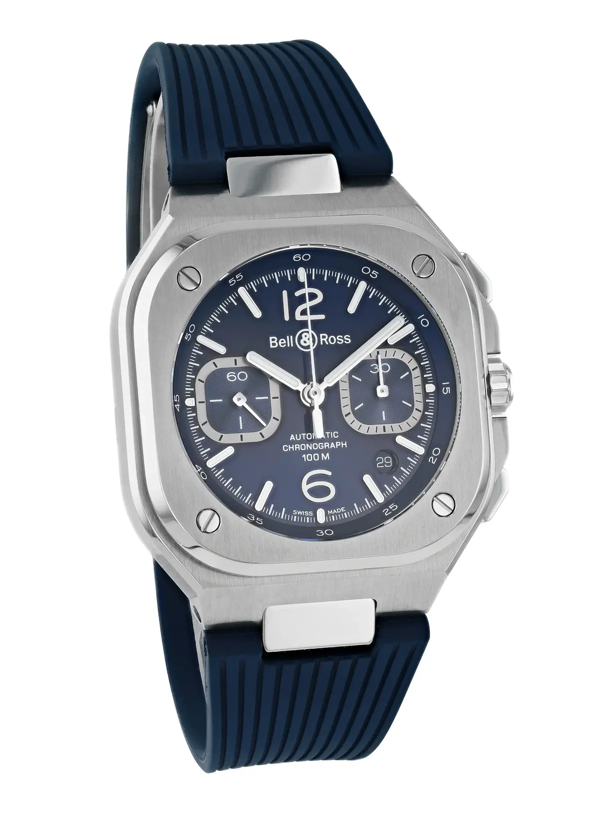 Bell & Ross BR 05 Chrono Blue Steel, reference BR05C-BLU-ST/SRB, photo 1