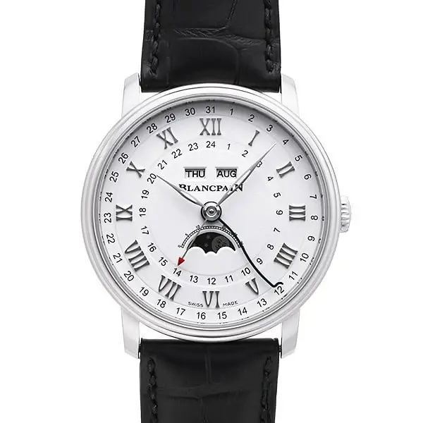 Blancpain Villeret Quantième Complet Phases de Lune GMT, reference 6676 1127 55B