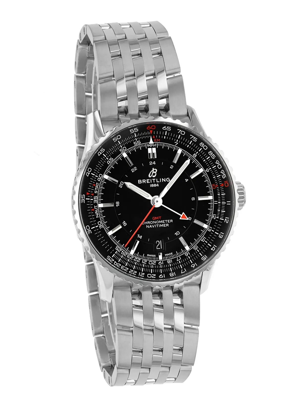 Breitling Navitimer Automatic GMT 41, reference A32310251B1A1, photo 1