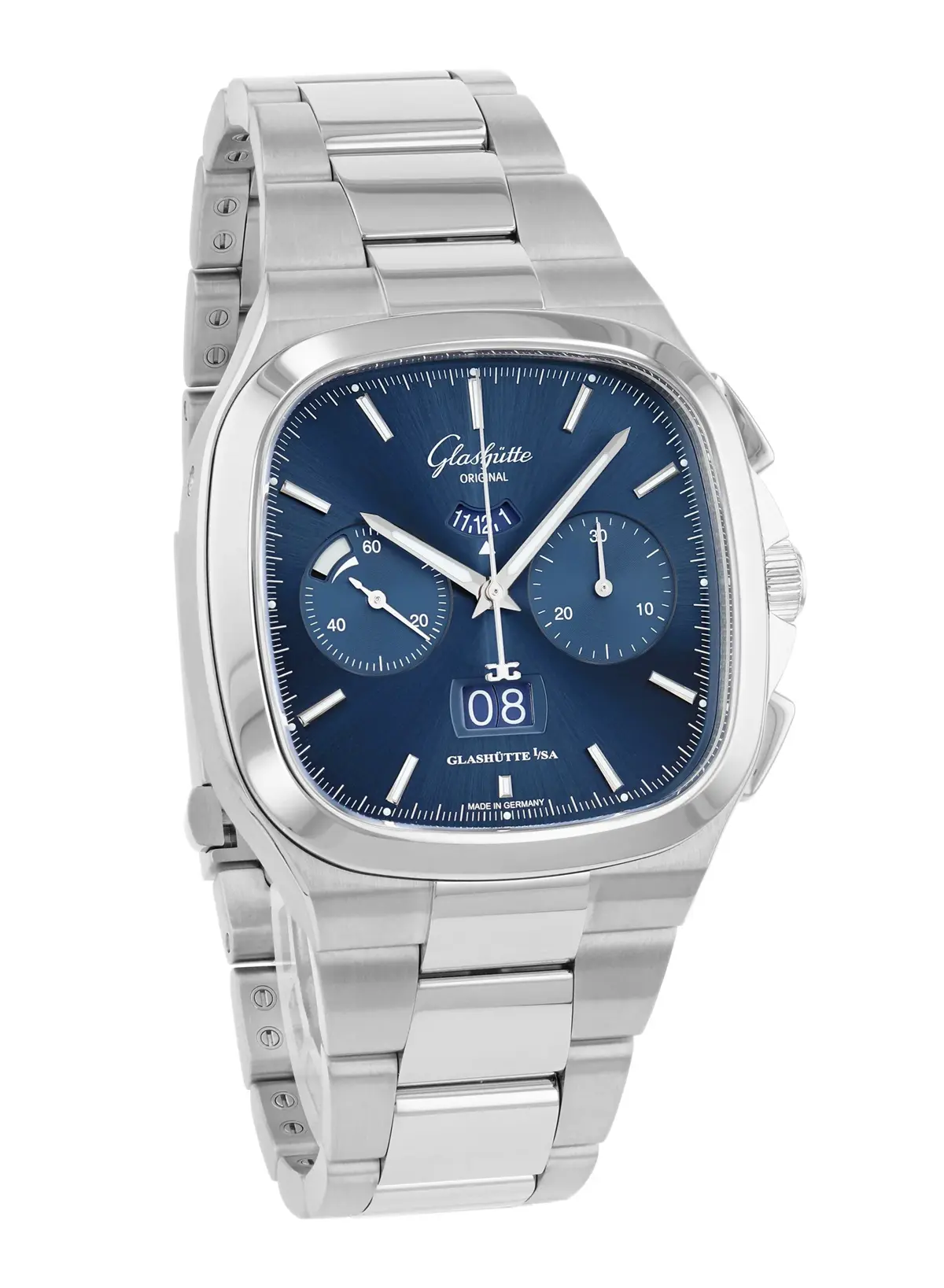 Glashütte Original Seventies Chronograph Panorama Date, reference 1-37-02-08-02-70, photo 1