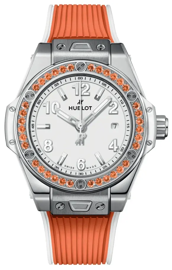 Hublot Big Bang One Click Joyful Steel Orange 33mm, reference 485.SO.2210.RX.1206, photo 1