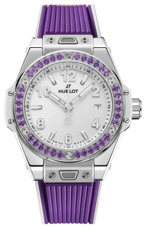 Hublot Big Bang One Click Joyful Steel Purple 33mm, reference 485.SV.2210.RX.1205, photo 1