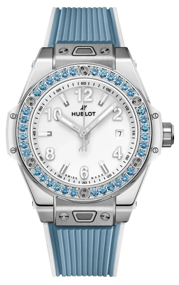 Hublot Big Bang One Click Joyful Steel Sky Blue 33mm, reference 485.SL.2210.RX.1207, photo 1