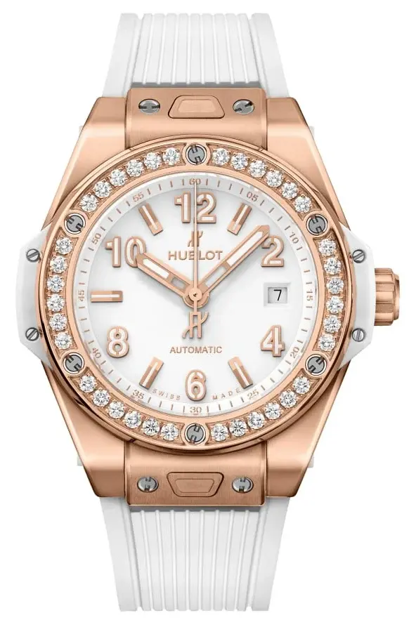 Hublot Big Bang One Click King Gold White Diamonds 33mm, reference 485.OE.2080.RW.1204, photo 1