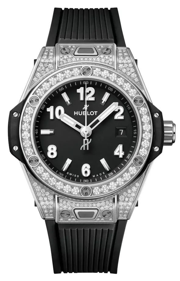 Hublot Big Bang One Click Steel Pave 33mm, reference 485.SX.1170.RX.1604, photo 1