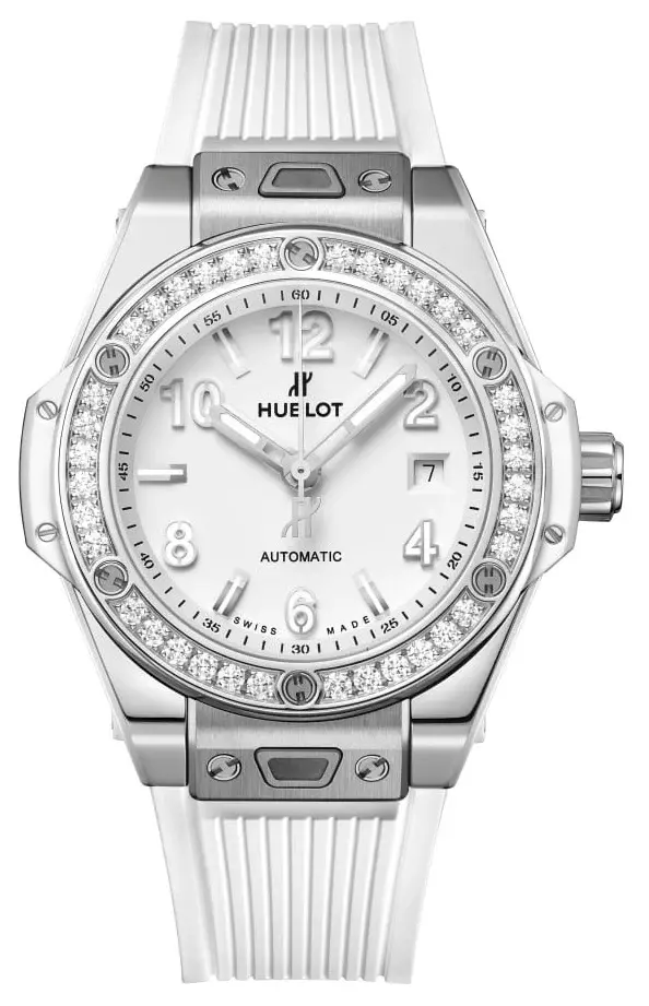 Hublot Big Bang One Click Steel White Diamonds 33mm, reference 485.SE.2010.RW.1204, photo 1