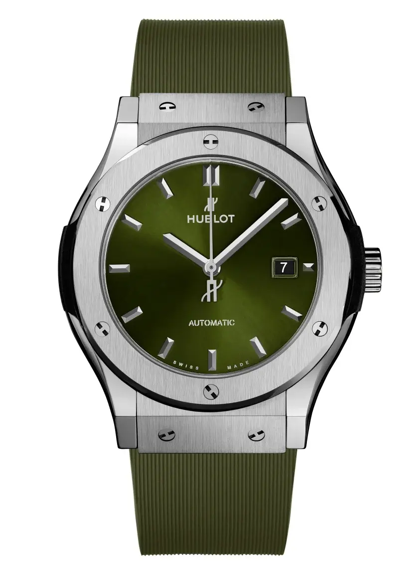 Hublot Classic Fusion 42mm Automatic Titanium Green, reference 542.NX.8970.RX, photo 1