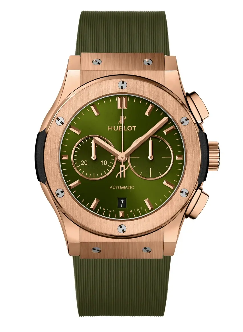 Hublot Classic Fusion Chronograph King Gold Green 42 mm, reference 541.OX.8980.RX, photo 1