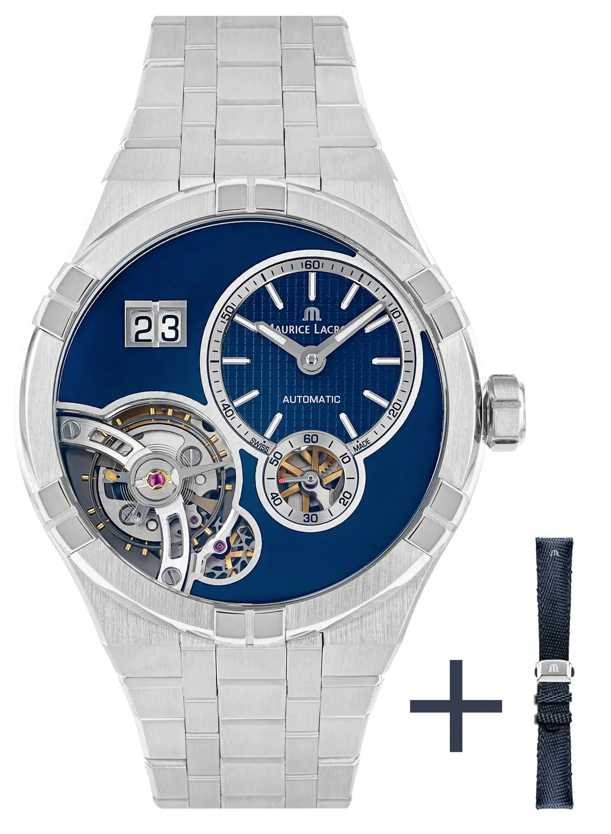 Maurice Lacroix Aikon Master Automatic Grand Date, reference AI6118-SS00E-430-C, photo 1