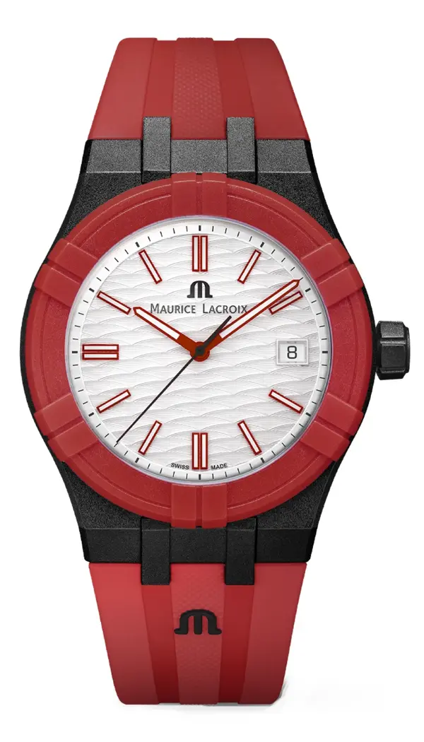 Maurice Lacroix Aikon #tide Black, Red and White, reference AI2008-04010-400-J