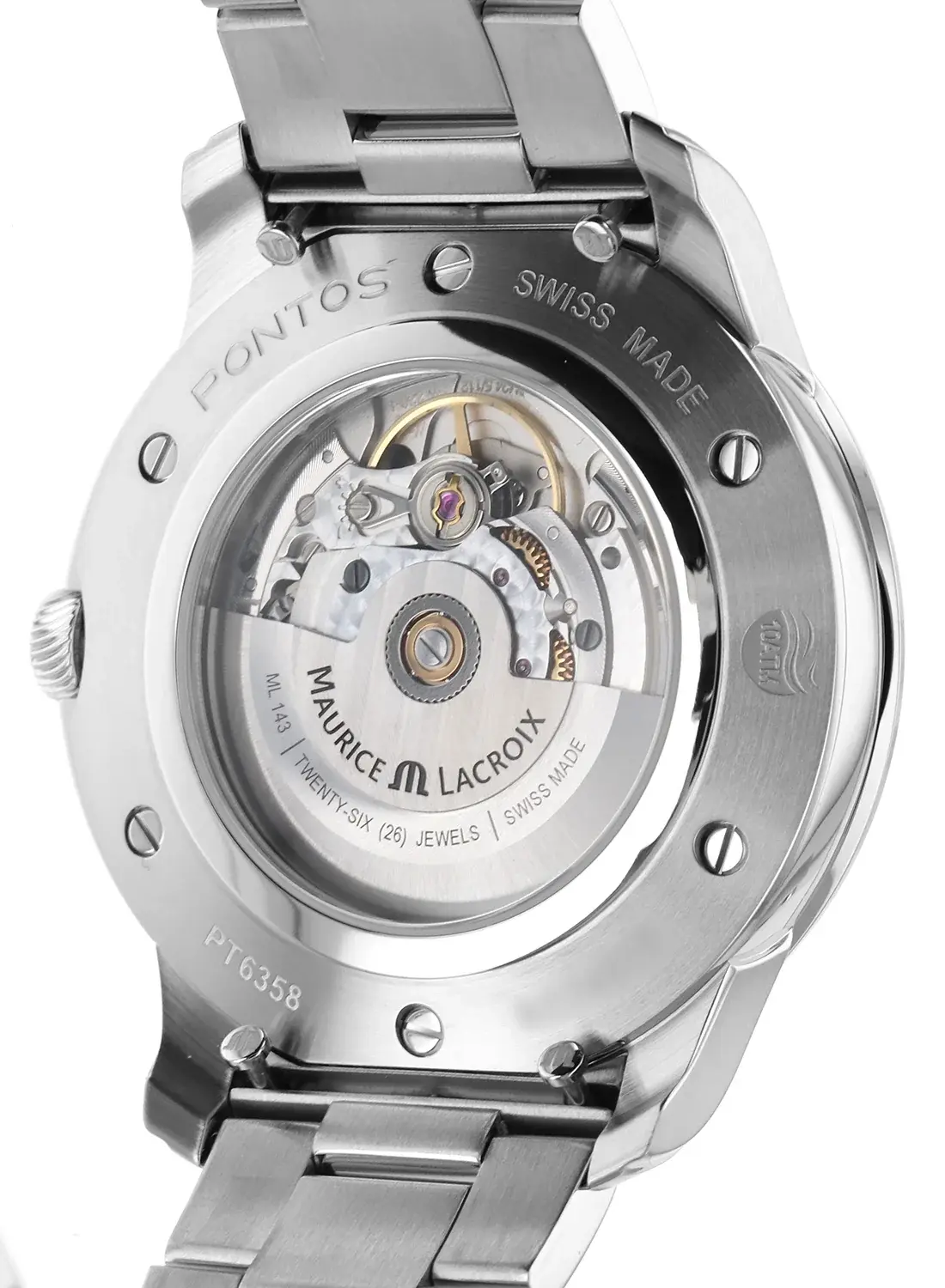Maurice Lacroix Pontos Jours/Date, reference PT6358-SS002-334-1, photo 3