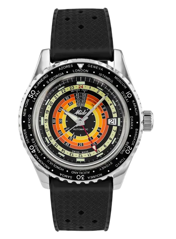 Mido Ocean Star Decompression Worldtimer, reference M026.829.17.051.00