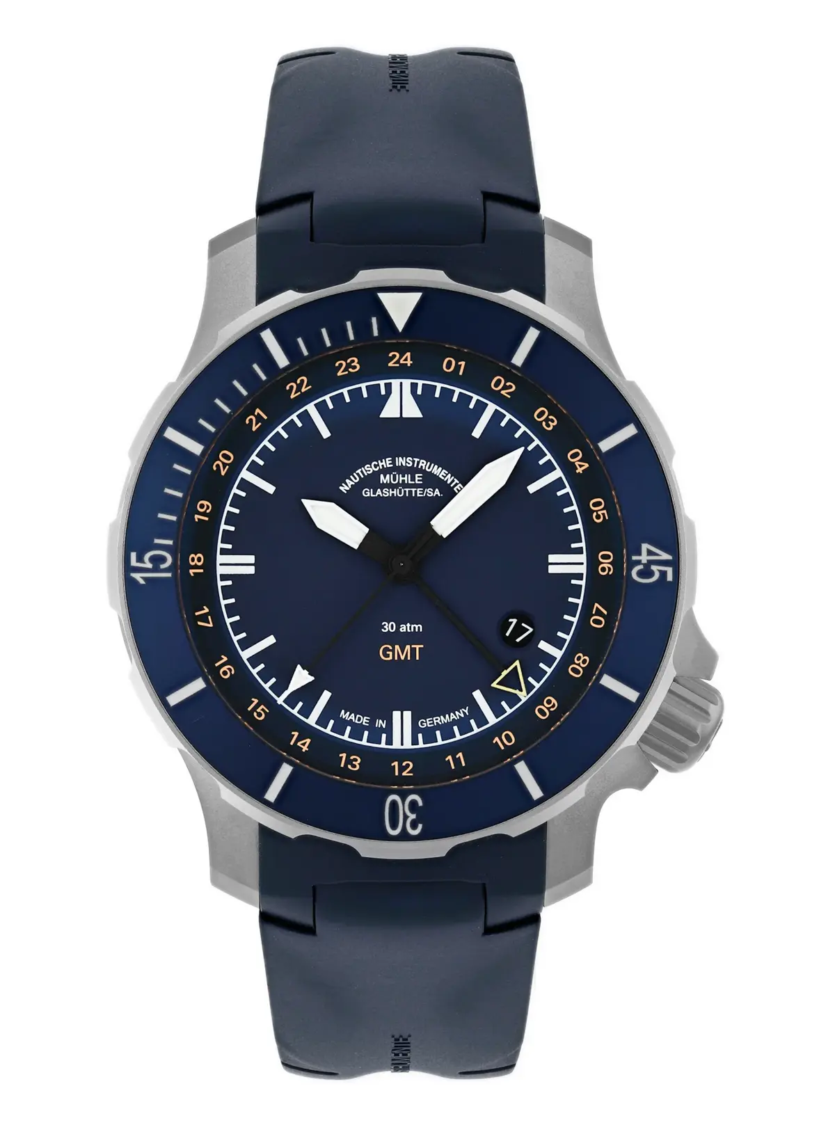 Mühle Glashütte Seebataillon GMT, reference M1-28-62-KB-II, photo 1