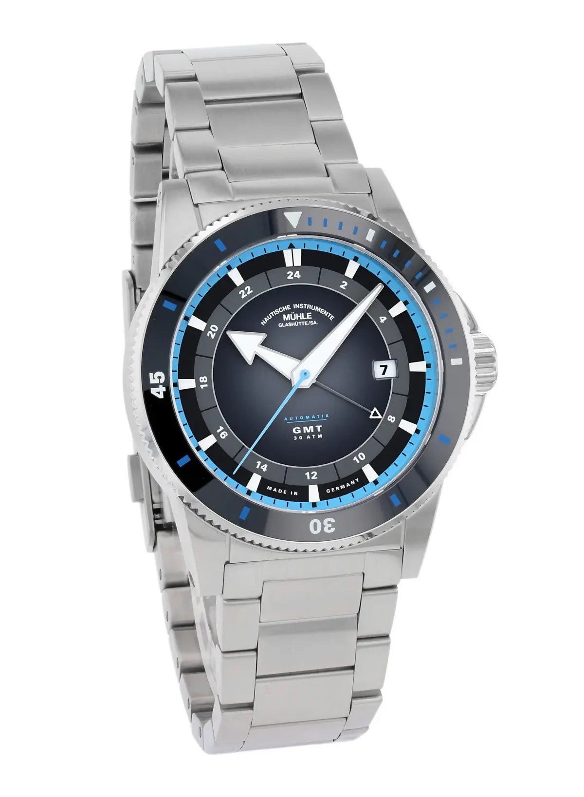 Mühle Glashütte Sportivo Travel GMT, reference M1-52-13-MB, photo 1