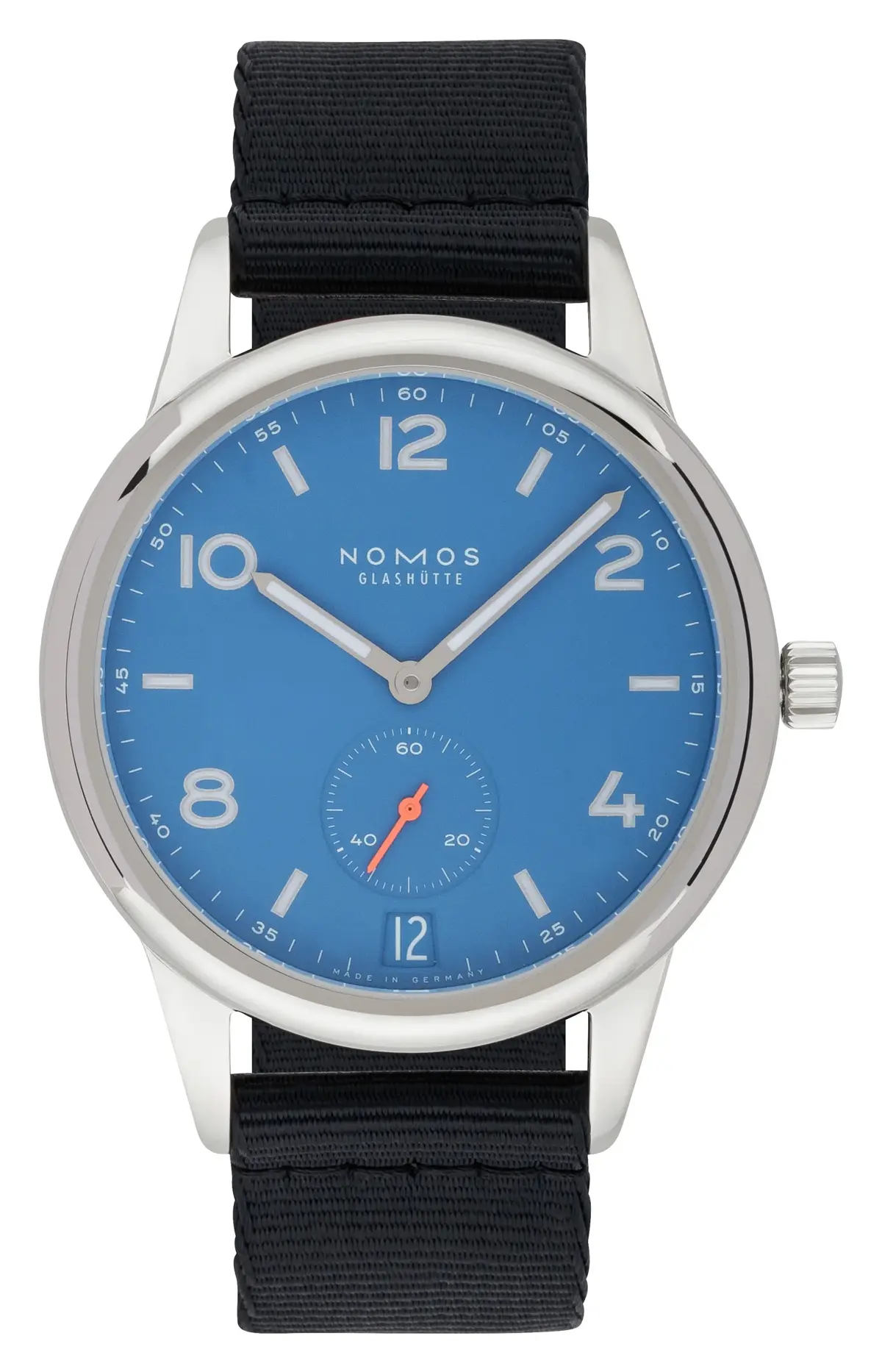 Nomos Glashütte Club automatic date siren blue, reference 777, photo 1