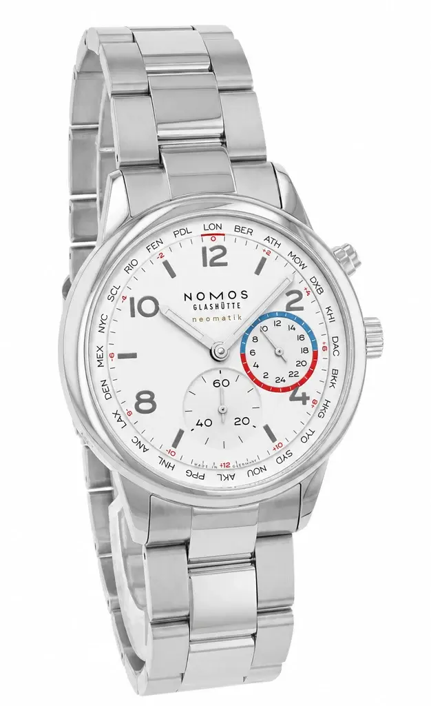 Nomos Glashütte Club Sport Neomatik Weltzeit, reference 792.SB, photo 1