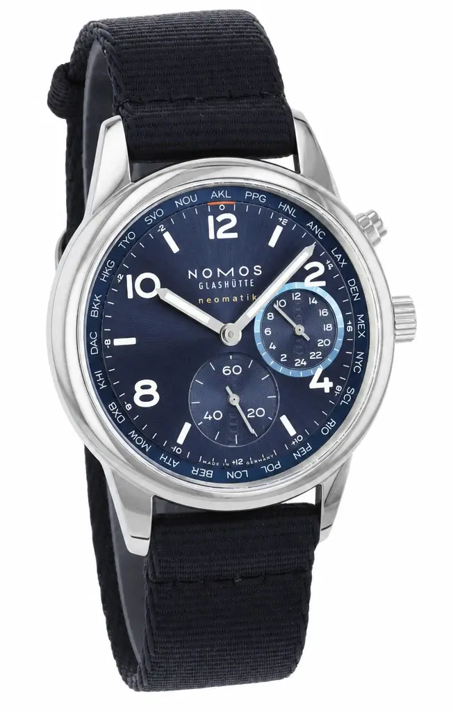 Nomos Glashütte Club Sport Neomatik Weltzeit Blau, reference 790, photo 1