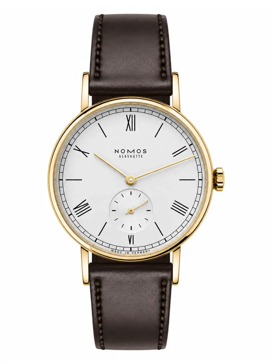 Nomos Glashütte Ludwig Gold doré, reference 212.GOB, photo 1