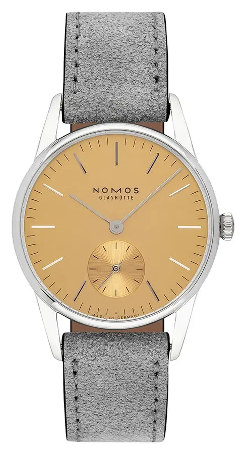 Nomos Glashütte Orion 33 gold, reference 358, photo 1
