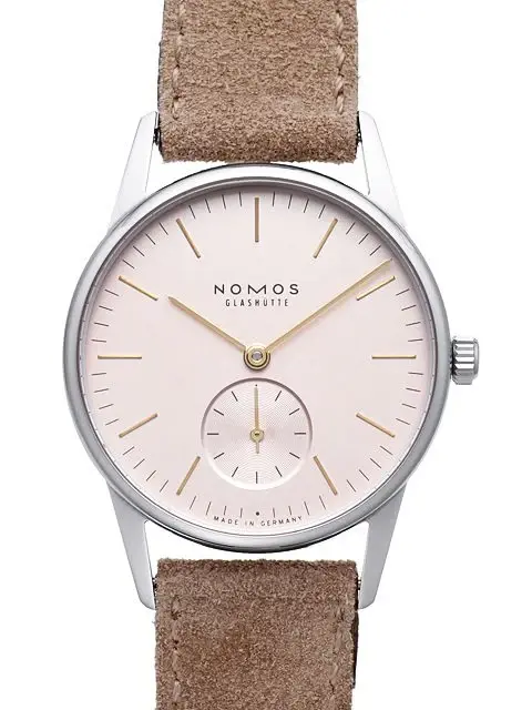 Nomos Glashütte Orion 33 rosé, reference 325, photo 1