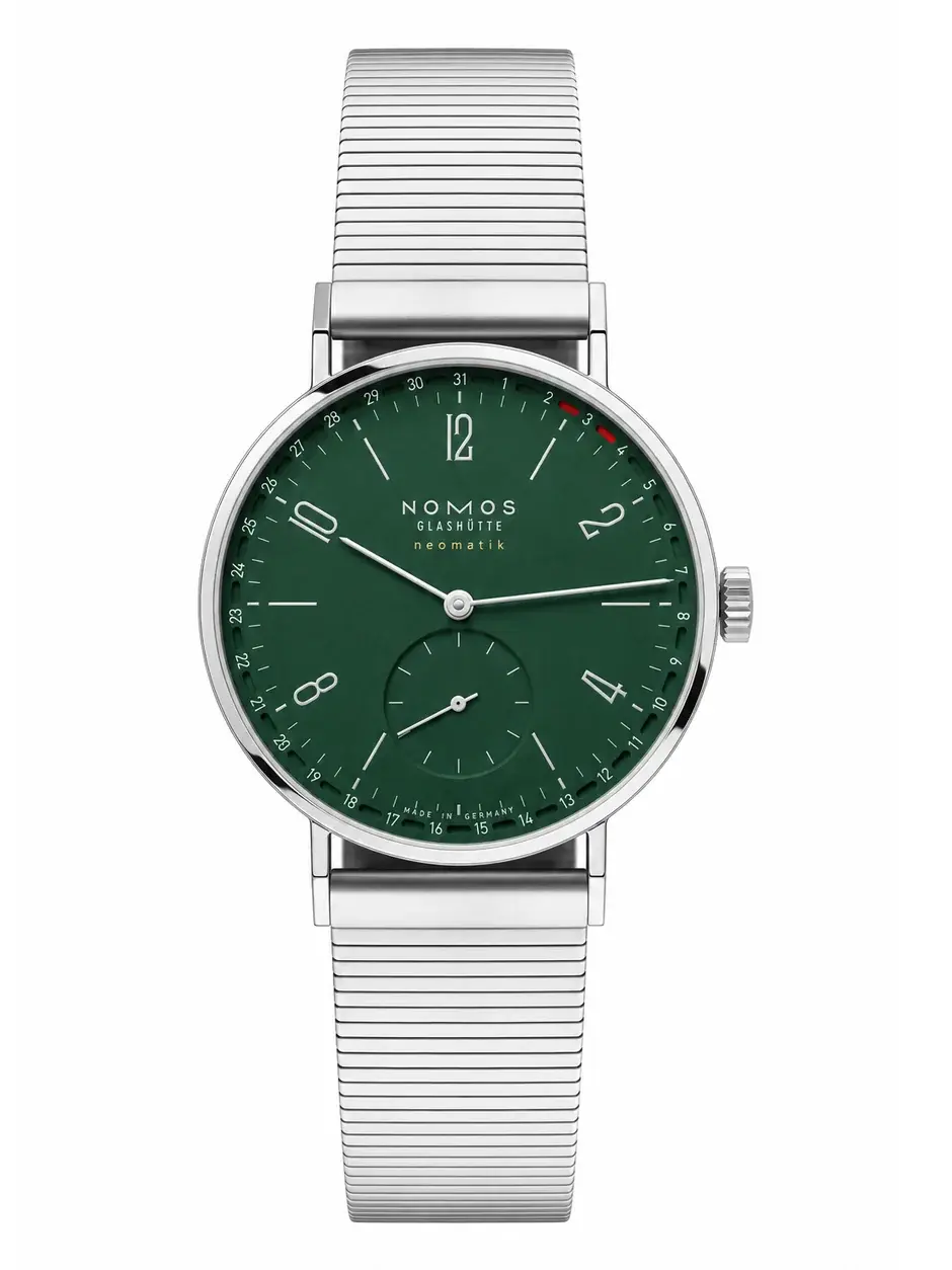 Nomos Glashütte Tangente neomatik 38 Update Waldgrün, reference 148.SB, photo 1