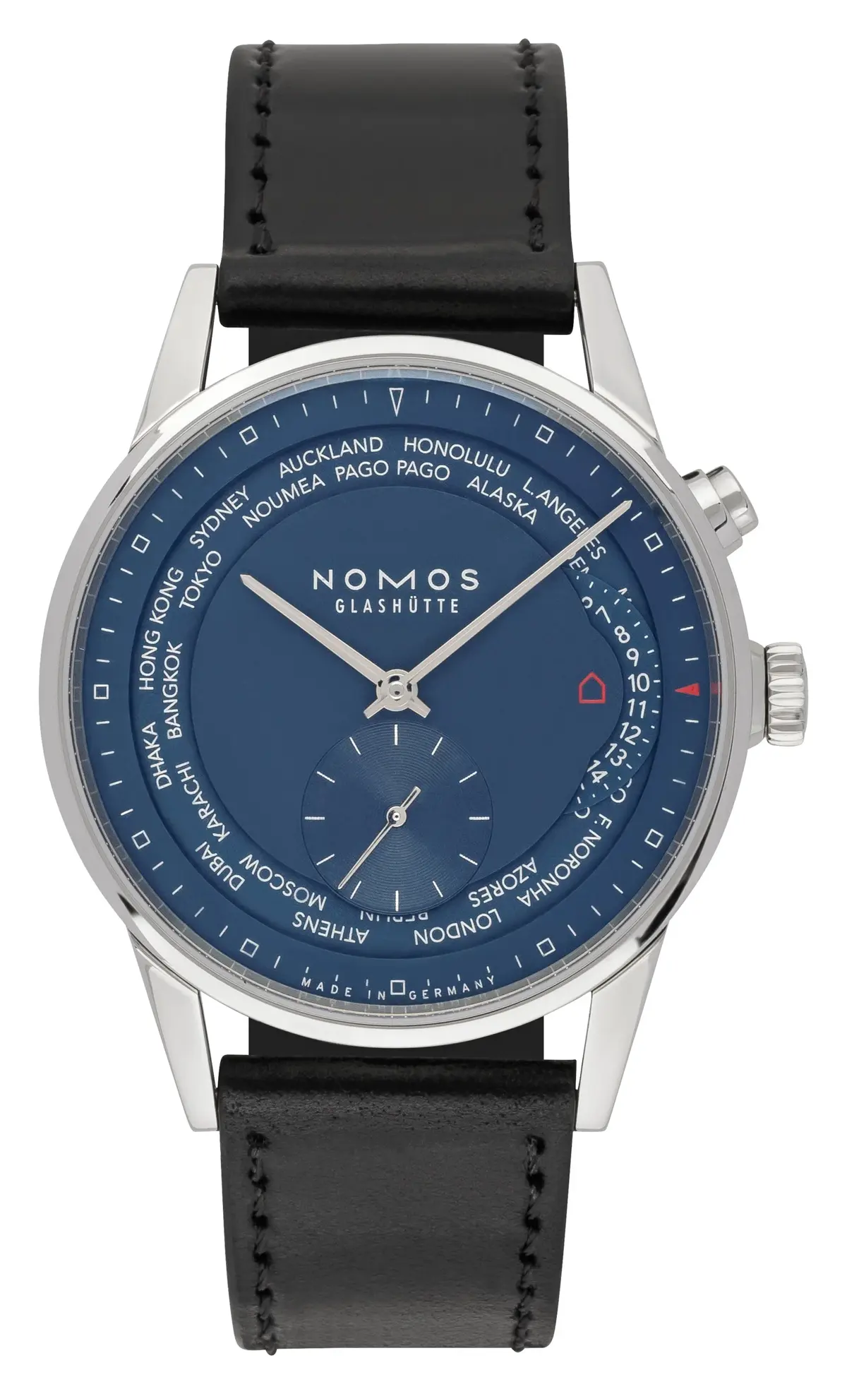 Nomos Glashütte Zürich GMT midnight blue, reference 807, photo 1