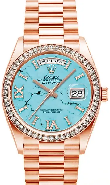 Rolex Day-Date 36, reference 128345RBR