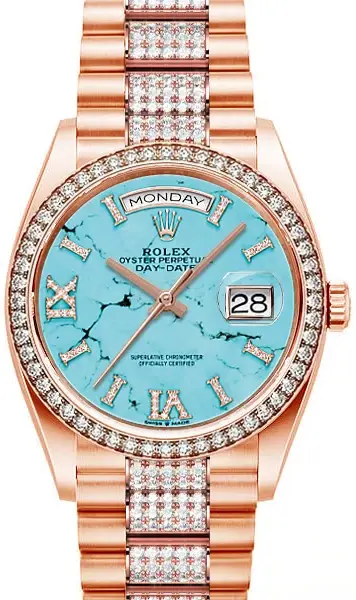 Rolex Day-Date 36, reference 128345RBR