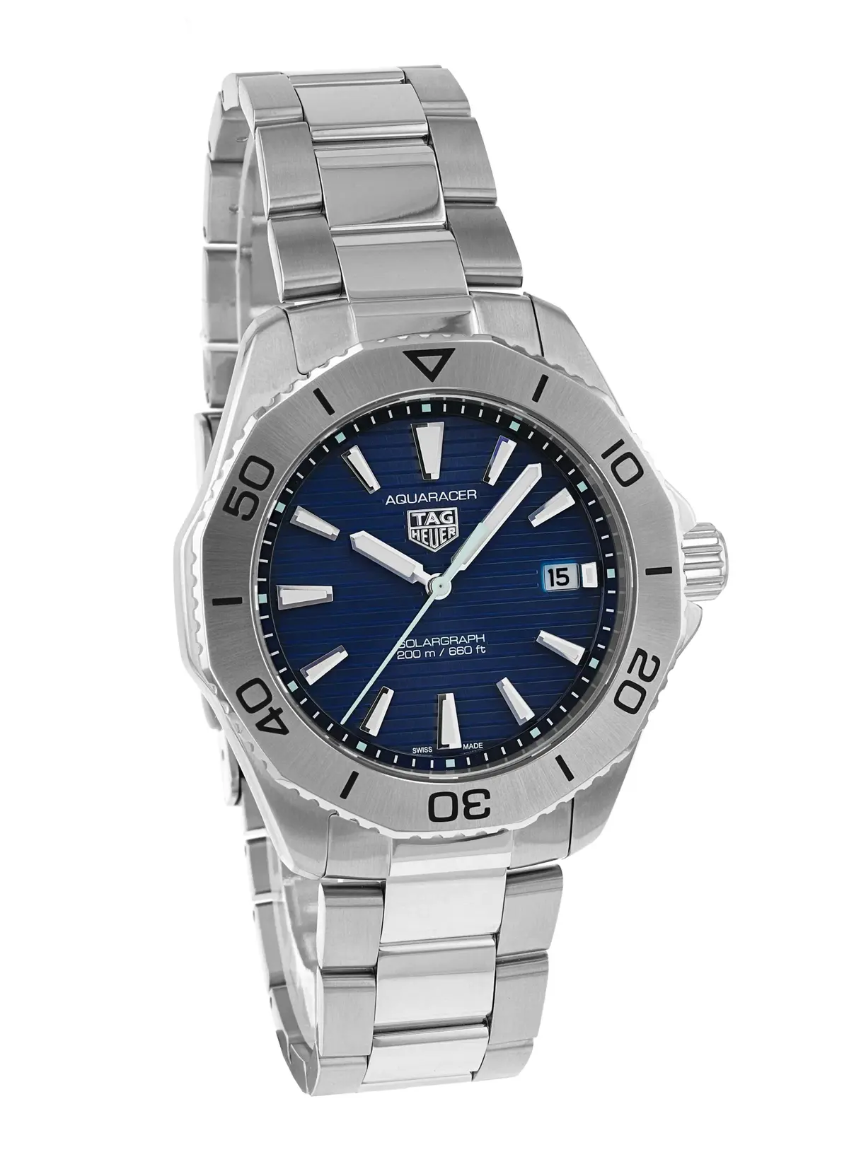 TAG Heuer Aquaracer Quarz Professional 200 Solargraph 40mm, reference WBP1113.BA0000, photo 1