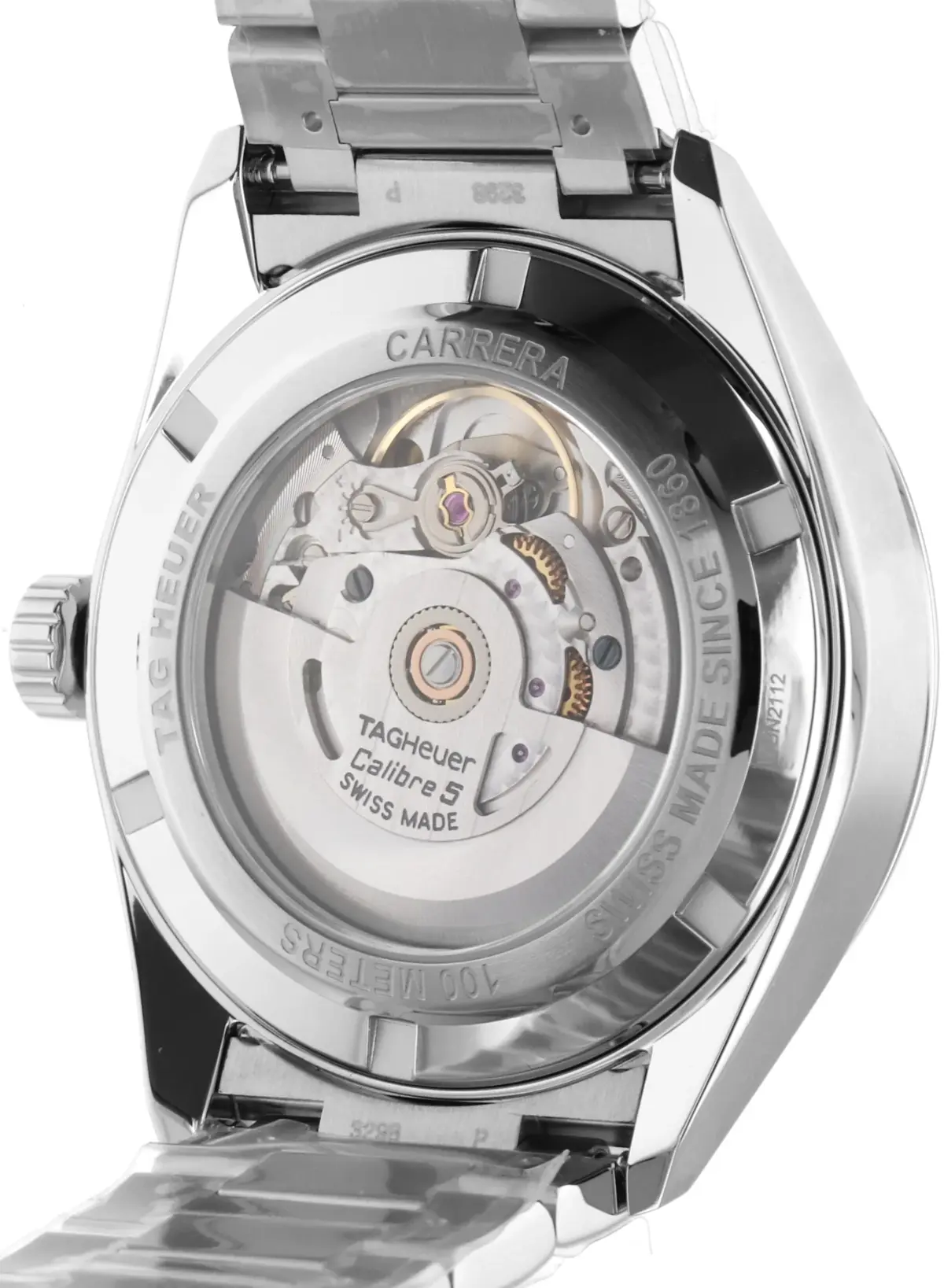 TAG Heuer Carrera Calibre 5 Automatic 39mm, reference WBN2110.BA0639, photo 3