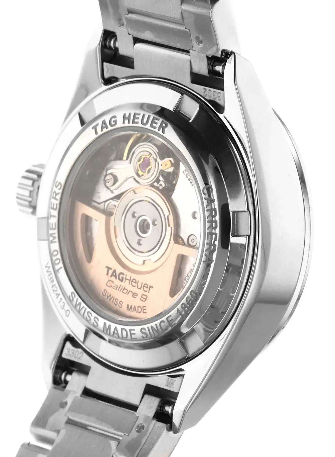 TAG Heuer Carrera Calibre 9 Ladies 29 mm, reference WBN2413.BA0621, photo 3