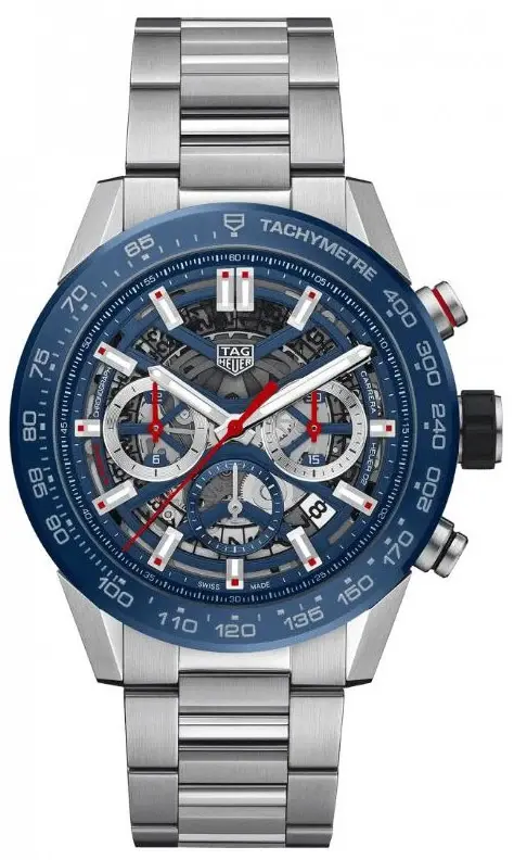 TAG Heuer Carrera Calibre HEUER 02 Automatic Chronograph 45mm, reference CBG2A11.BA0654