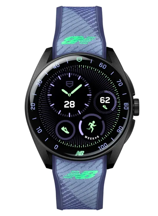 TAG Heuer Connected Calibre E5 x New Balance Edition, reference SBT8082.EB0394