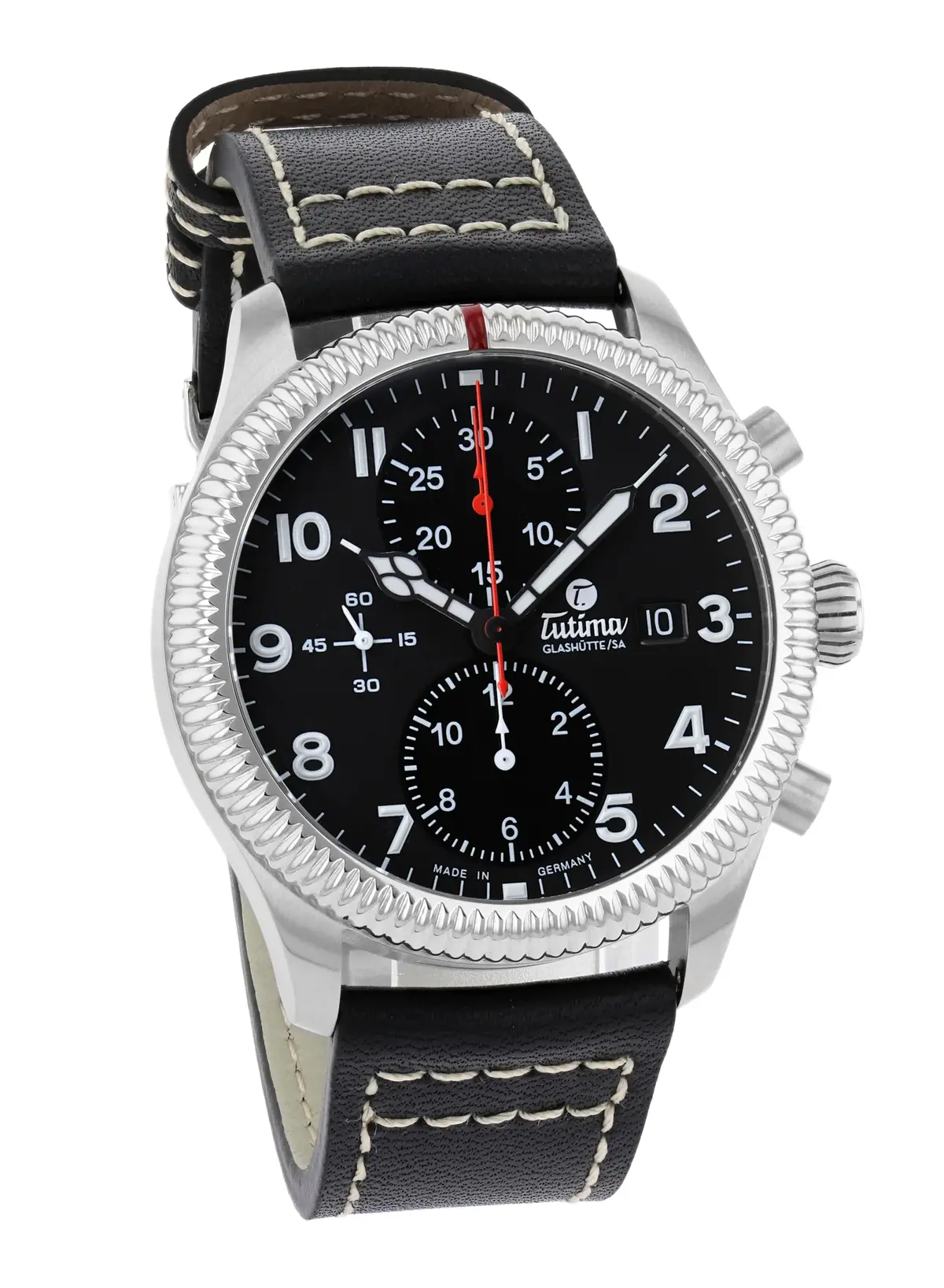 Tutima Glashütte Grand Flieger Classic Chronograph, reference 6408-01, photo 1