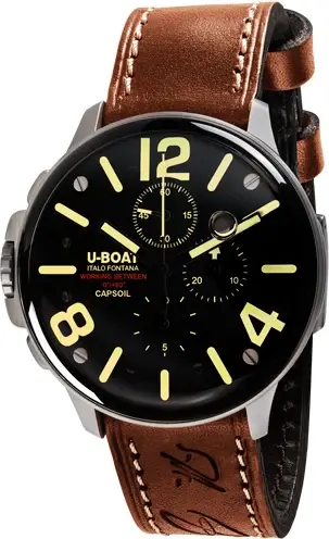 U-Boat Capsoil Chrono SS, reference 8111/E, photo 1