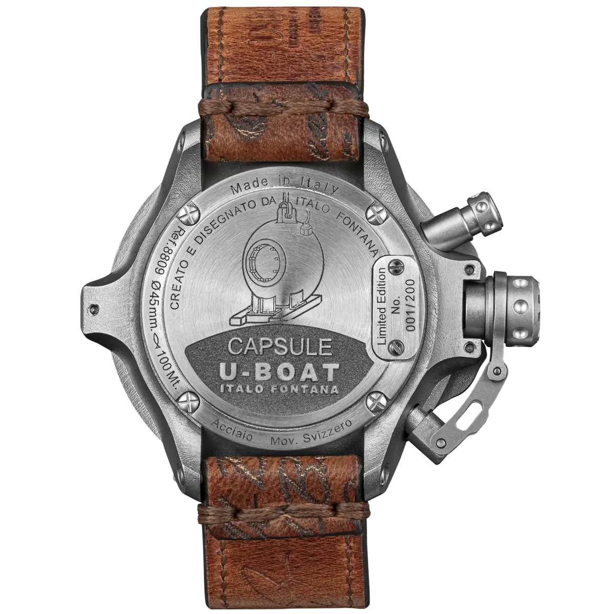U-Boat Capsule 45 SS BK SE, reference 8809, photo 2