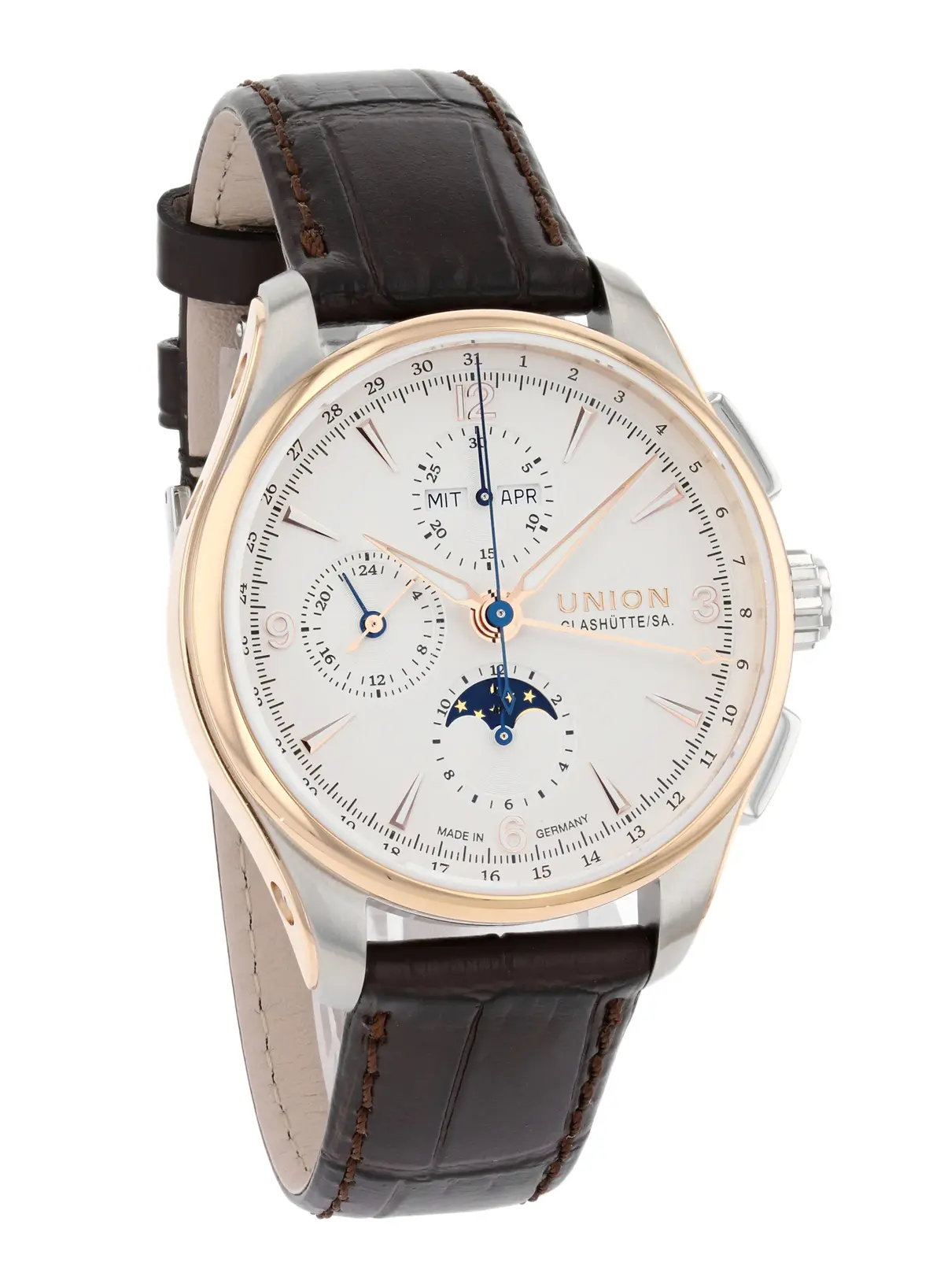 Union Glashütte Belisar Chronograph Moonphase, reference D907.425.46.017.01, photo 1