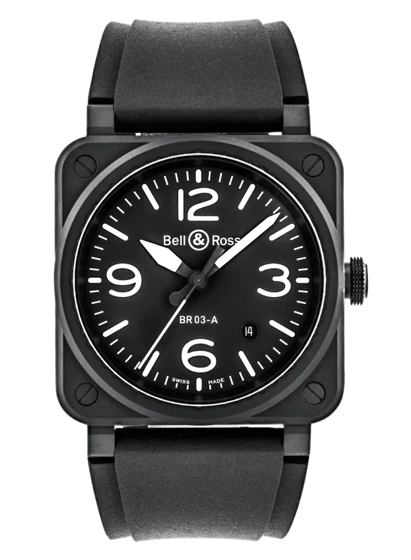 Bell & Ross BR 03 Black Matte, reference BR03A-BL-CE/SRB