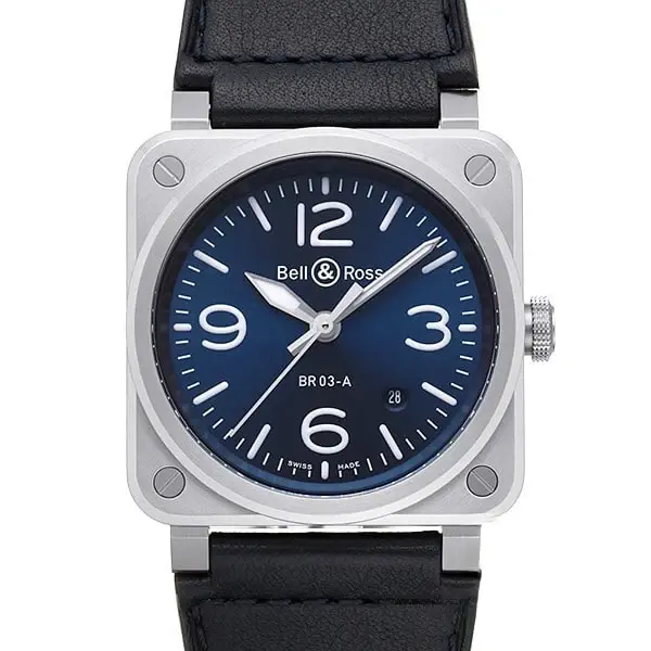 Bell & Ross BR 03 Blue Steel, reference BR03A-BLU-ST/SCA