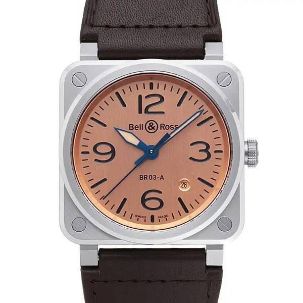 Bell & Ross BR 03 COPPER, reference BR03A-GB-ST/SCA