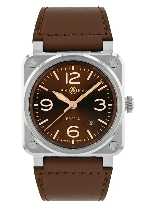 Bell & Ross BR 03 Golden Heritage, reference BR03A-GH-ST/SCA