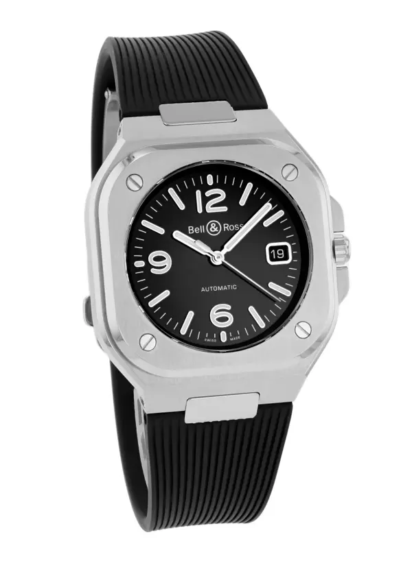 Bell & Ross BR 05 Black Steel, reference BR05A-BL-ST/SRB