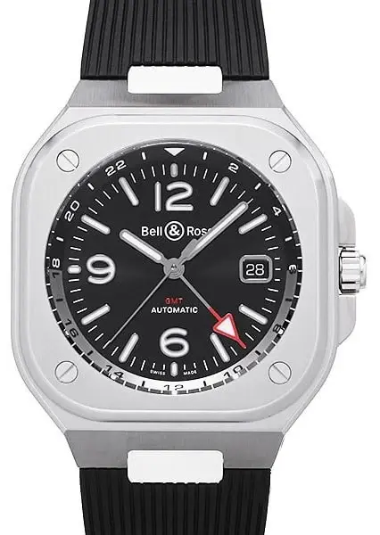Bell & Ross BR 05 GMT, reference BR05G-BL-ST/SRB
