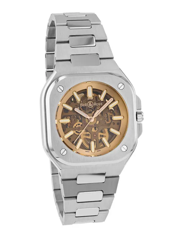 Bell & Ross BR 05 Skeleton Golden, reference BR05A-CH-SKST/SST