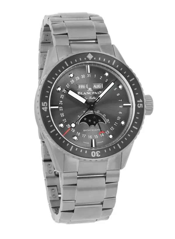 Blancpain Fifty Fathoms Bathyscaphe Quantième Complet Phase de Lune, reference 5054 1210 98S