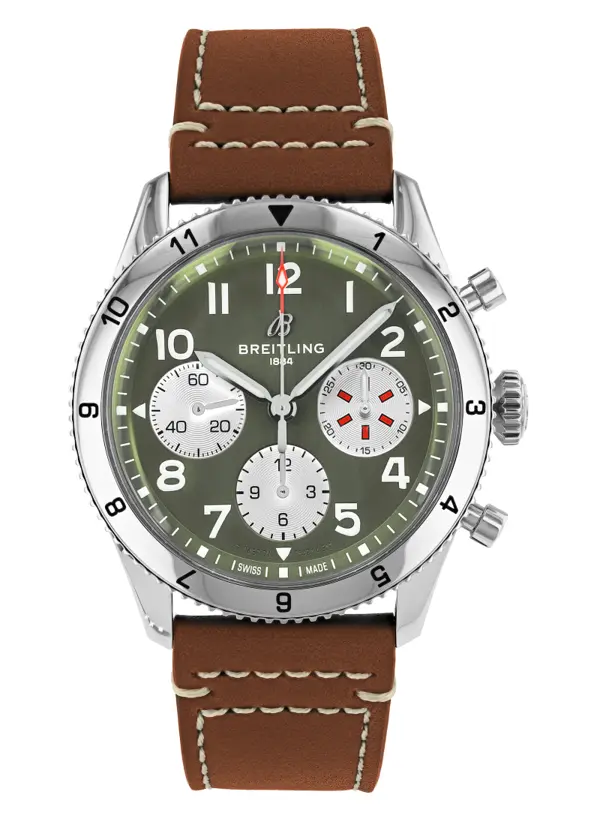 Breitling AVI Chronograph 42 Curtiss Warhawk, reference A233802A1L1X1