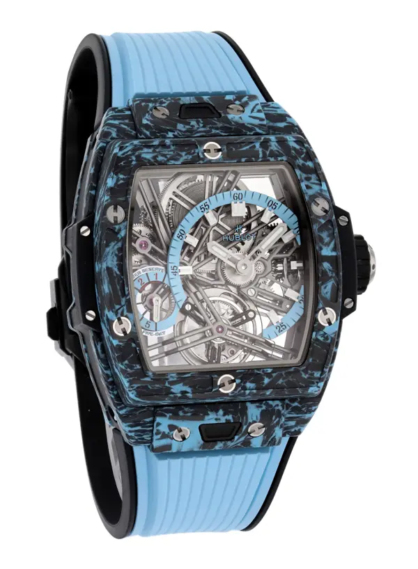 Hublot Spirit of Big Bang Tourbillon Carbon Sky Blue 42 mm, reference 645.QL.5117.RX