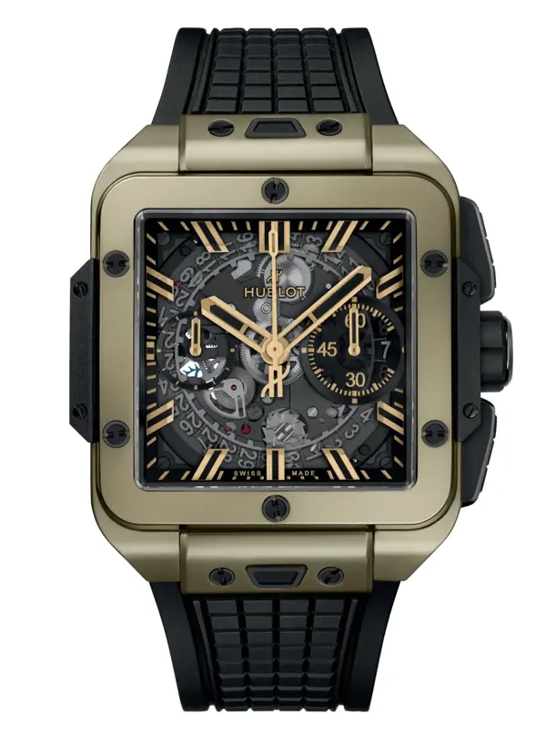 Hublot Square Bang Unico Magic Gold 42 mm, reference 821.MX.0130.RX