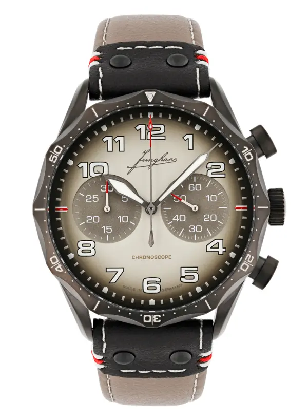 Junghans Meister Pilot Chronoscope Desert, reference 27/3398.00